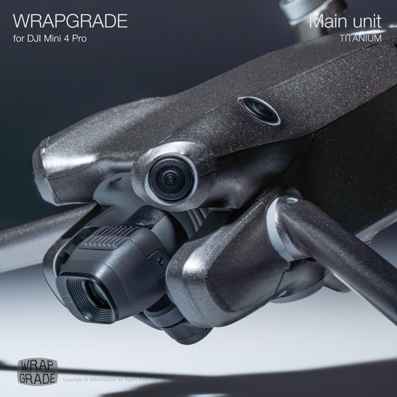 WRAPGRADE Skin Stickers Compatible with DJI Mini 4 Pro |