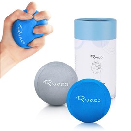 Ryaco Anti-Stress Balls, Hand Trainer, Kneading Ball, Finger Exercise Ball, Relief Stress, Set of 2
