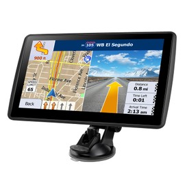 7 Inch GPS Navigation for Car Truck RV - 2025 North America Maps, Free Lifetime Updates, Voice Guidance, Speed Alert, Custom Route, HD Touchscreen GPS Navigator (Blue)