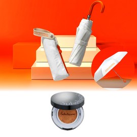 Sulwhasoo 3-tier umbrella + Sulwhasoo Perfecting Cushion Airy Mini 21N1 Beige 5g set / 설화수 3단 우산+설화수 퍼펙팅 쿠션 에어리 미니 21N1 베이지 5g 세트