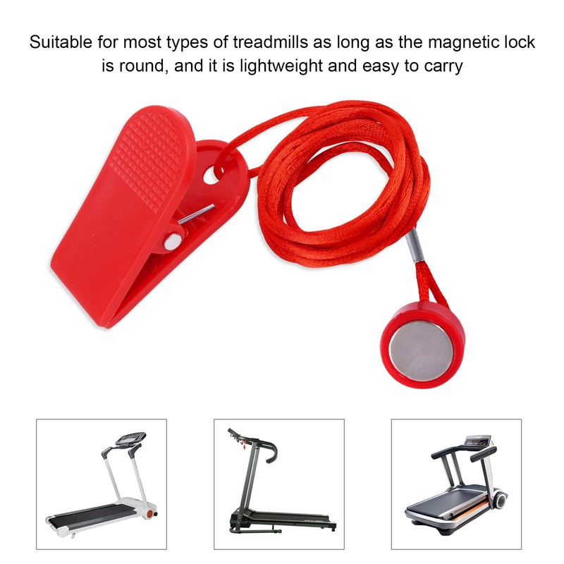 2 Pcs Treadmill Magnet Safety Keys, Magnetic Safety Switch Universal