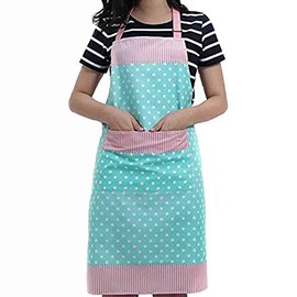 Veewon Women's Kitchen Apron with Pockets Restaurant Flirty Aprons for Women Cook, Cupcake, Cafe and Waitress