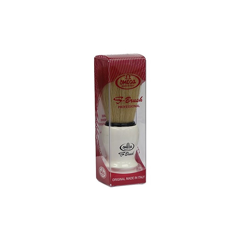 Brocha de Afeitar Synthetisches Haar Omega Blanca