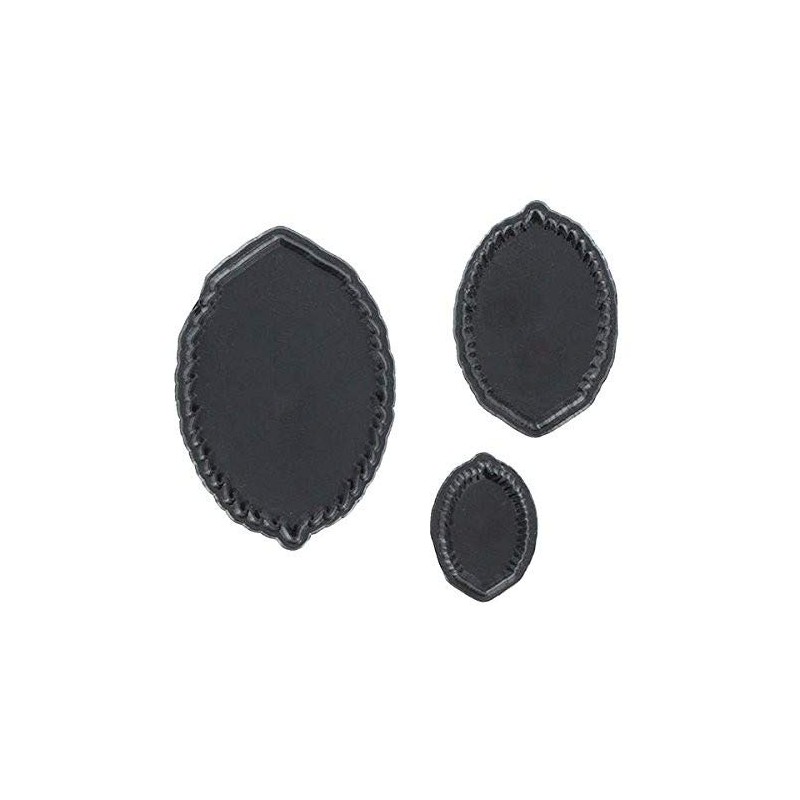 PME JEM Rose Leaf Cutters, Set of 3,White,9 x 2