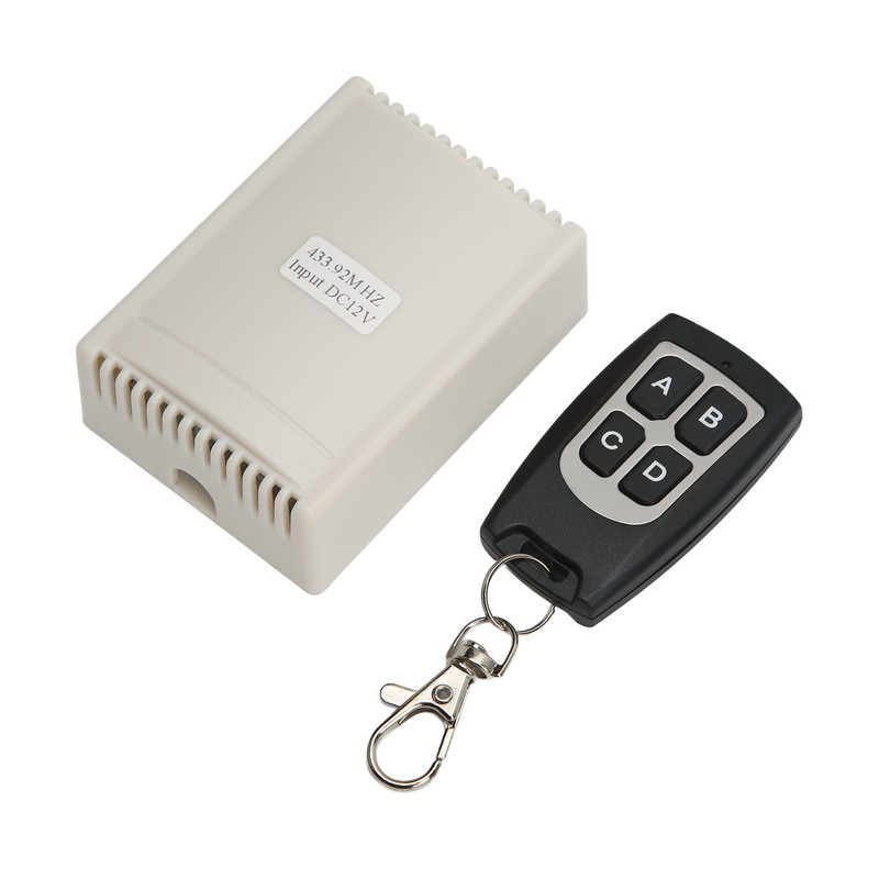 Wireless Relay Remote Control Switch 4 Channel Controller Set Kit