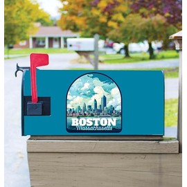 Boston Massachusetts Design A Souvenir Magnetic Mailbox Cover