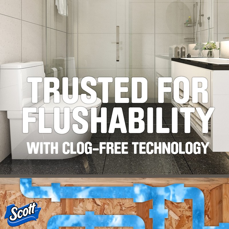 Scott Rapid-Dissolving Toilet Paper, Bath Tissue for RV & Boats