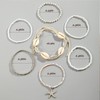 Shell Starfish Bracelet Charm Bracelet Summer Jewelry Stuff Puka Shell