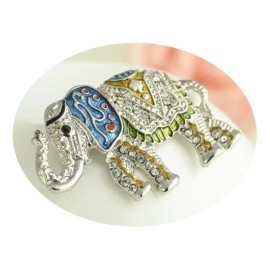 Broche Pin Insignia Elefante Suerte Atrae Fortuna Mujer 2021