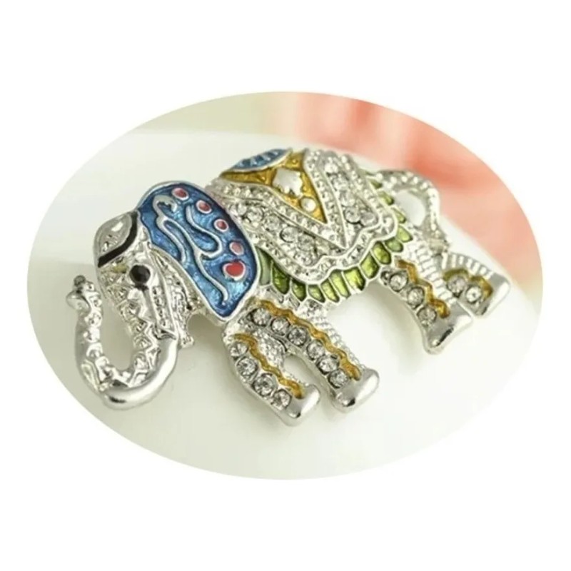Broche Pin Insignia Elefante Suerte Atrae Fortuna Mujer 2021