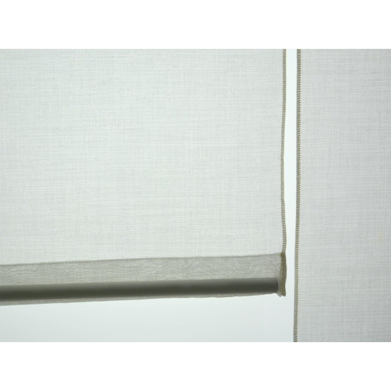 Clever-Kauf-24 Mini Panel Curtain Set, 3 Pieces, White, Transparent, 2