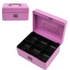 Small Security Lock Box with Coin Tray Metal Material with