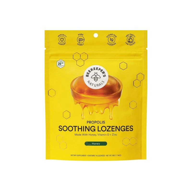 Soothing Lozenges Honey - Immune Support with Vitamin D, Zinc