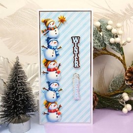 Hunkydory - Moonstone Dies - Christmas Vertical Sentiments - MSTONE1042 - £14.99