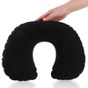 com-four® 2 x Inflatable Neck Support Pillow - Practical Neck