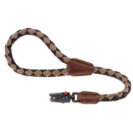 Ferplast Dog Lead Short Leash for Dogs in Braided Nylon TWIST MATIC GM18/60, with Automatic Magnetic Snap Hook