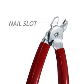 DAYSLIVES Hog Ring Pliers Angled & 500 Galvanized Hog Rings, Professional Upholstery Installation Kit