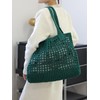ENBEI - Bolsa de playa para mujer, diseño hueco de