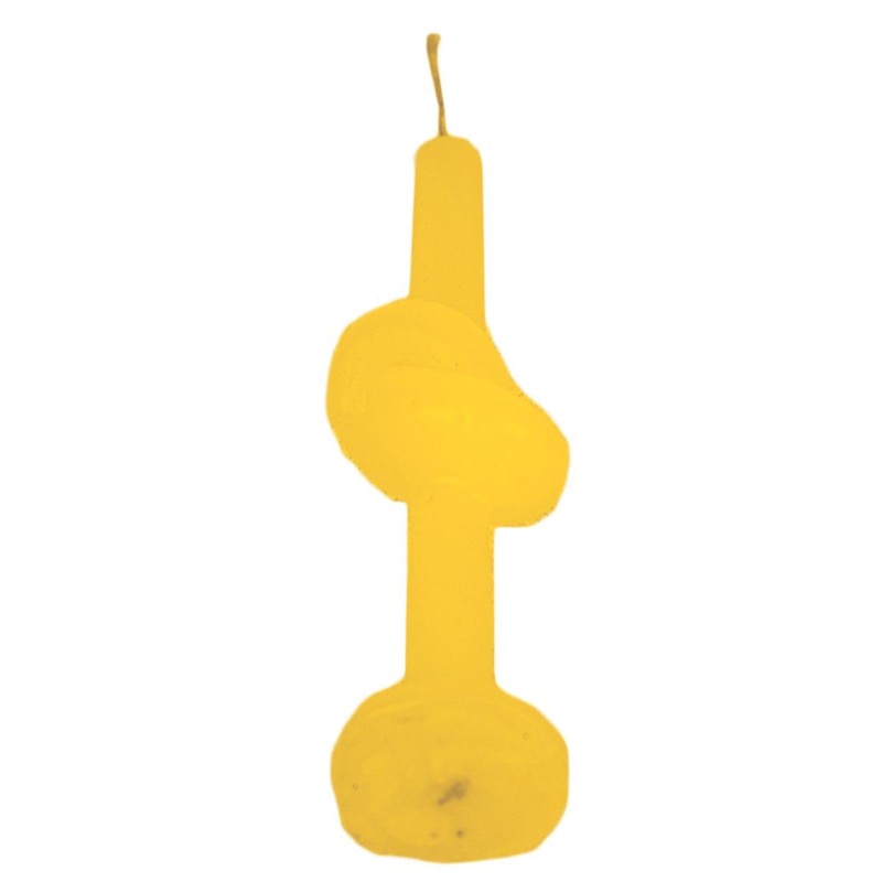 Luz María- Vela deshacedor de nudos color "Amarillo" (Creatividad, comunicación,