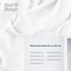 puredown Set of 2 Fitted Sheets 90 x 200 cm