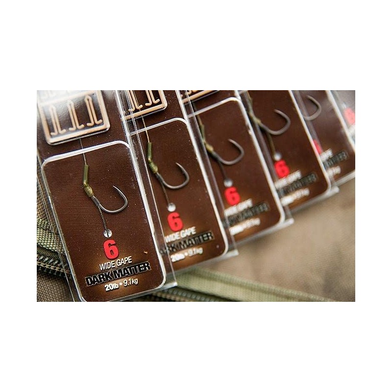 Korda Dark Matter Rig Size 6B Wide Gape Barbless