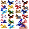 PLMMOUT Pack of 20 Gliding Planes, Polystyrene Flying for Children,