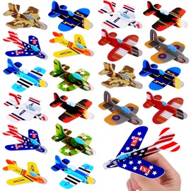 PLMMOUT Pack of 20 Gliding Planes, Polystyrene Flying for Children, 10 Different Styrofoam Gliders, Gliders Aviator Throwing Gliders Party Bags Children's Birthday Party Favours for Children