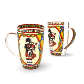 Royal Tara Set of 2 Scotland Piper Mug Cup (14 oz.)