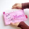 Barbapapa Greeting Life BBZ-226 Antibacterial Multi Pouch, Pink