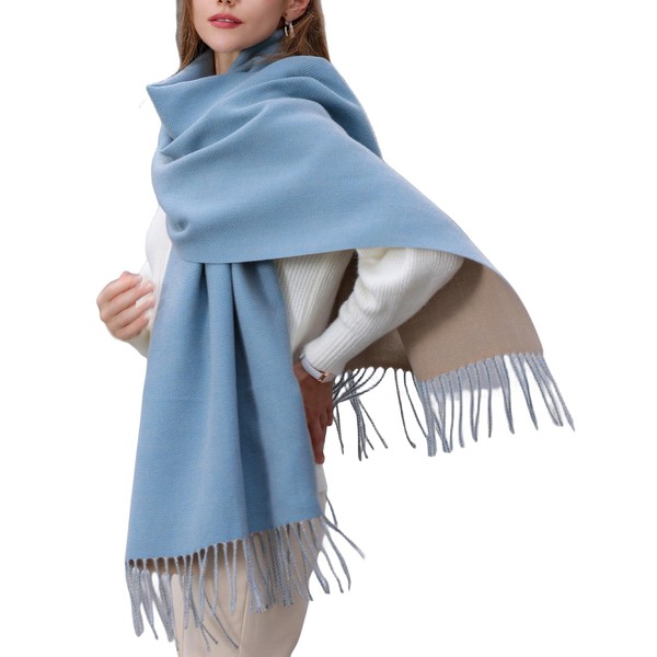 Wander Agio Womens Thick Blanket Scarf Long Shawl Large Scarves