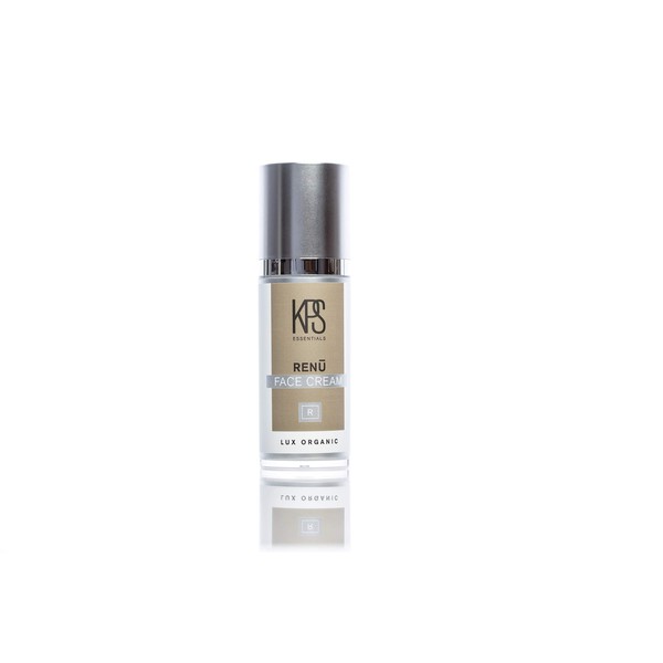 KPS Essentials Organic Renu Cream - 1oz | Hyaluronic Acid, Vitamin C Skincare | Redefine Eye Cream | Dark Spot Corrector | Reduce Puffiness | Crepe Correcting