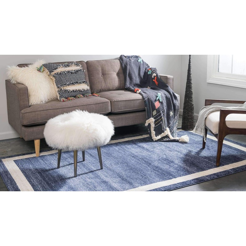 Unique Loom Del Mar Collection Area Rug-Transitional Inspired with Modern
