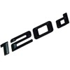 MCK Auto - 120d Black Glossy Rear Boot Logo Back