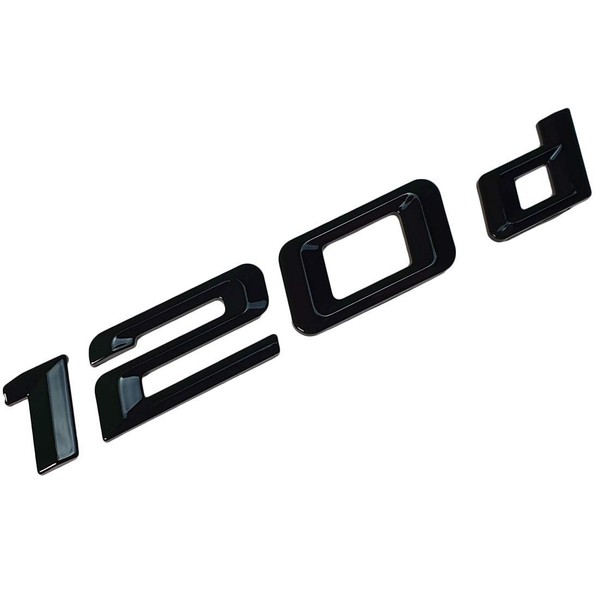 MCK Auto - 120d Black Glossy Rear Boot Logo Back