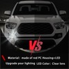 PGTOPONE Switchback White/Amber LED Front Fog Daytime Running Lamp w/Dynamic