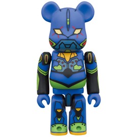MediCom Toy BE@RBRICK Evangelion 1st Unit, Total Height Approx. 2.8 inches (70 mm), Painted Finished Figure