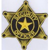 Unbranded SECURITY OFFICER/Star Embroidered Patches 3"x3.5" iron-on