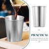 SOLUSTRE Stainless Steel Water Tumbler Cup for Bathroom and Home