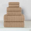 Elegant Comfort 100% Turkish Cotton Corduroy Ribbed Luxury Bath Towels