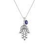 MYSTIC JEWELS By Dalia - Hamsa 925 Sterling Silver 7mm