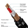 Dpaaoyer Guitar Cable 10FT Instrument Cables Electric Guitar Amp Cord