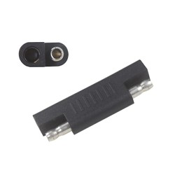 SAE Polarity Reverse Adapter Connector 2 Pin SAE Polarity Switching Adapter SAE Quick Disconnect Plug For SAE To SAE Extension Cable Solar Panel Automotive Battery Maintainer Power Charger (5 pack)