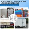 DAOSEC Heavy-Duty Cargo Trailer Door Latch Hasps (All 304 Stainless