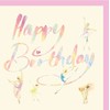 Ballet Dancer Ballerina Birthday Card - Quality Card for Girl