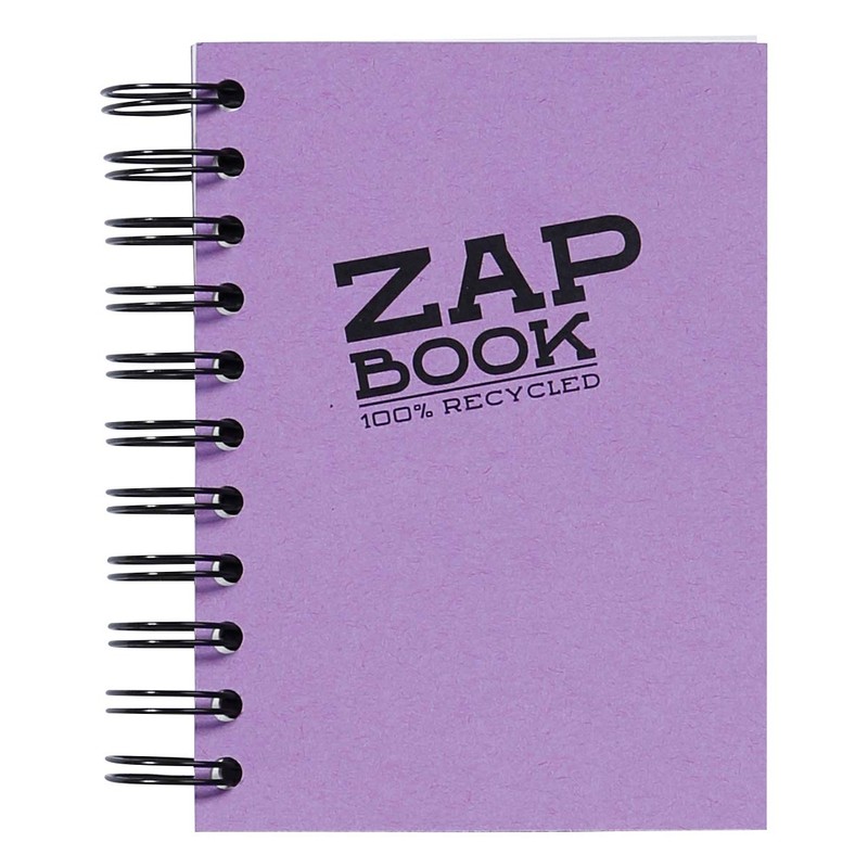 Clairefontaine 8359C Zap Book Sketchbook with Double Spiral, DIN A6
