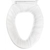HOME-X Fitted Toilet Seat Covers, Individually Wrapped Disposable Sanitary Accessories
