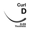 EMILYSTORES Lash Extension 0.03mm Thickness D Curl 13MM Length Fine
