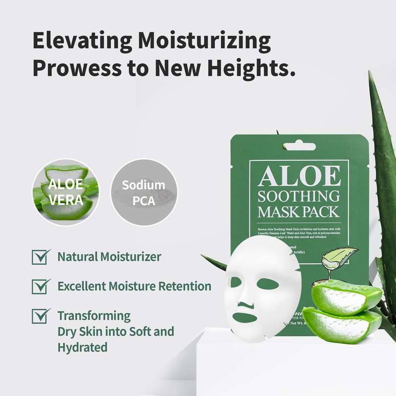 BENTON Aloe Soothing Mask Pack 23g 10 Pack - Aloe