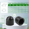 SWTYExt Cap Nuts M4 Plastic Caps Cover Caps for Screws