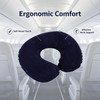 2Pcs Inflatable Travel Pillow,Inflatable Airplane Neck Pillow Blow up Pillows